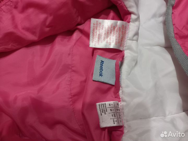 Куртка reebok на девочку 116-122
