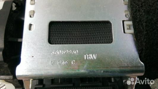 Ремень безопасности с пиропатроном сиденья заднего