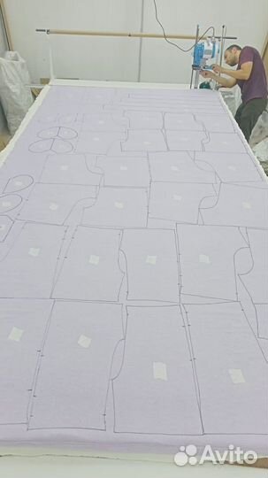 Раскрой ткани по лекалам