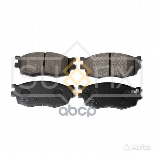 Колодки тормозные дисковые перед прав/лев S