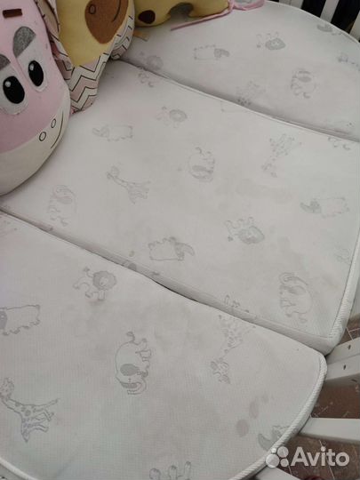 Детская кроватка трансформер круглая