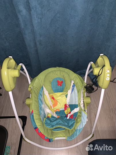 Детские электронные качели babyton