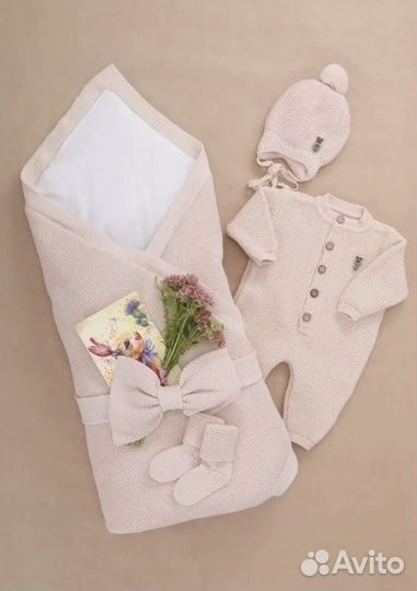 Конверт одеяло комплектом на выписку