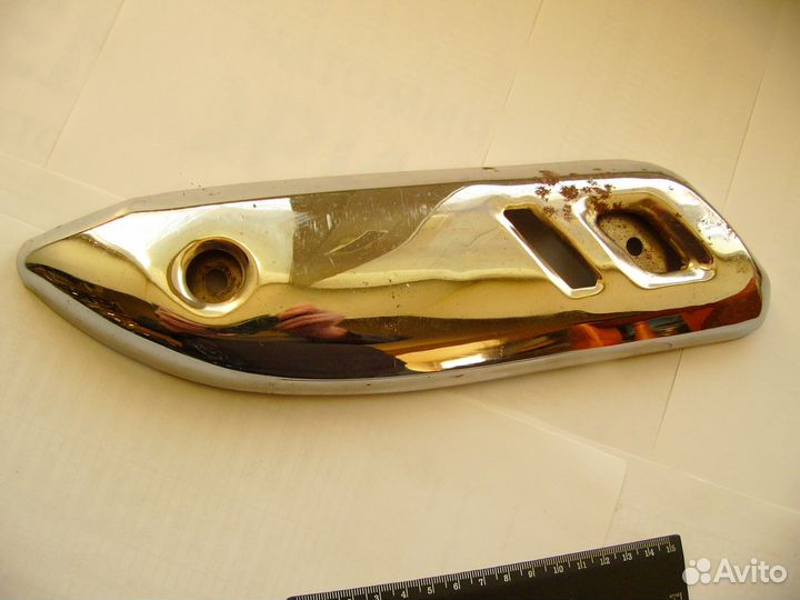 Защитная накладка для мотоцикла, хромированная