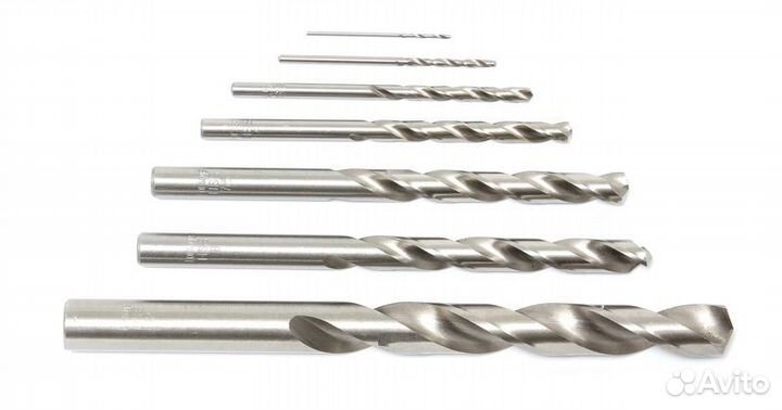 Сверло по металлу 7.0мм HSS+Co (10шт), в пластиков