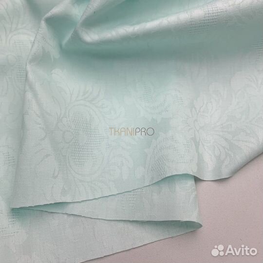 Жаккард, арт. ZC3001-2 цвет бирюзовый