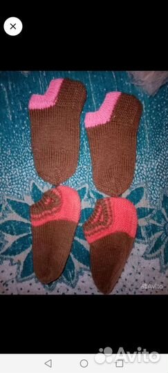 Вязаные носочки