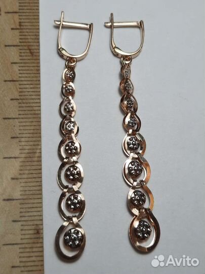 Золотые серьги