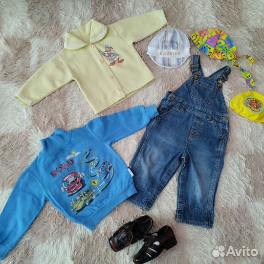 Одежда для мальчика 6-12 месяцев пакетом