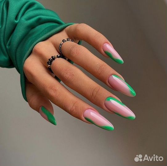 Наращивание ногтей,гель лак