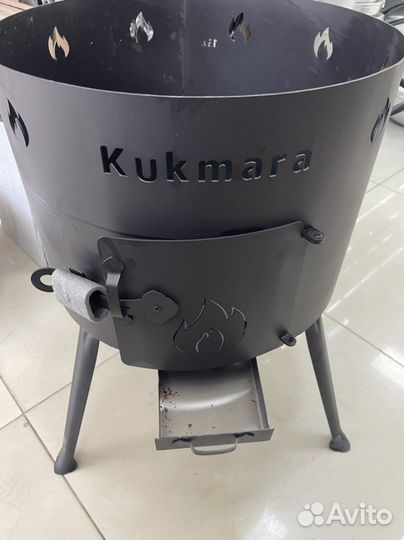 Казан чугунный 22л + печь