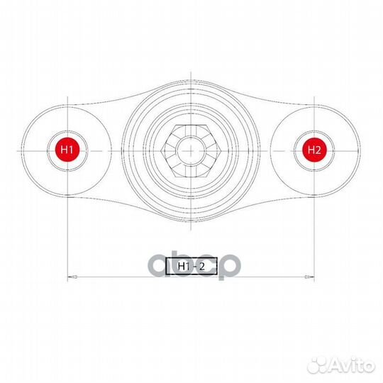 Опора шаровая lexus IS250/GS350 06- ниж.лев/пра