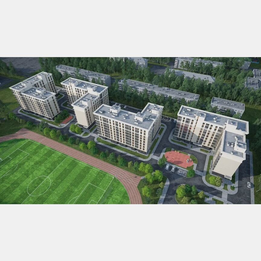 2-к. квартира, 56 м², 1/9 эт.