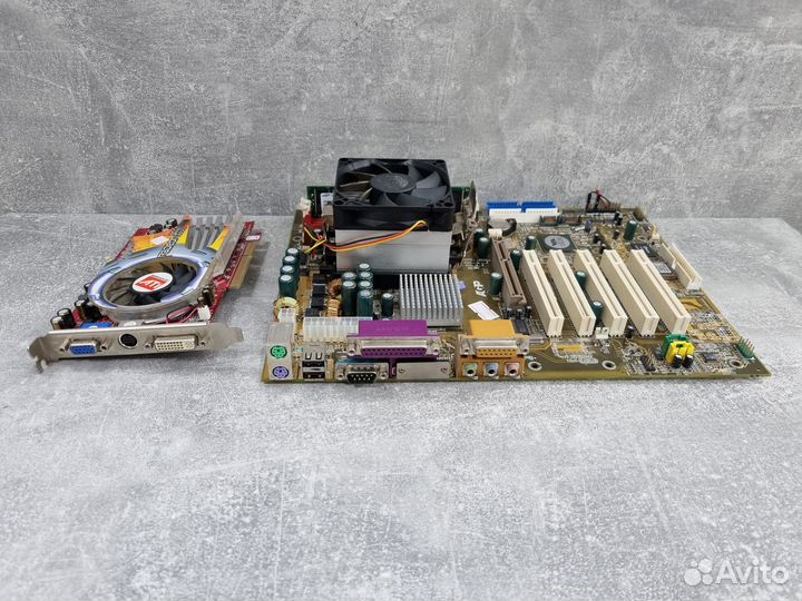 Комплект AMD Sempron, Radeon 9550 256MB, 512Mb DDR