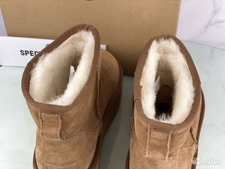 Угги UGG Mini Platform Chestnut