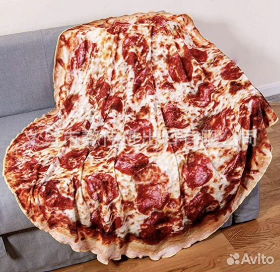 Новый плед покрывало Пицца 180’180