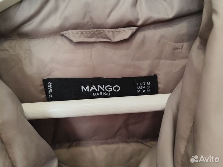 Куртка Пуховик короткий mango осень 46