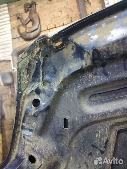 Капот ford focus 2 рестайлинг синий