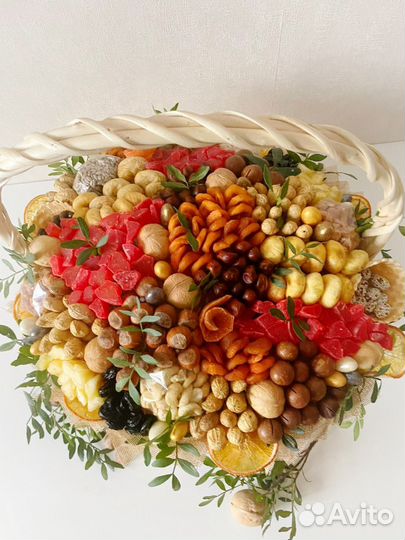 Съедобные букеты/подарок из сухофруктов/орехов