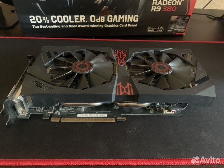 Видеокарта Asus Strix Radeon R9 380 2gb
