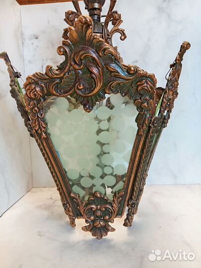 Люстра Фонарь потолочная Мценское литье СССР