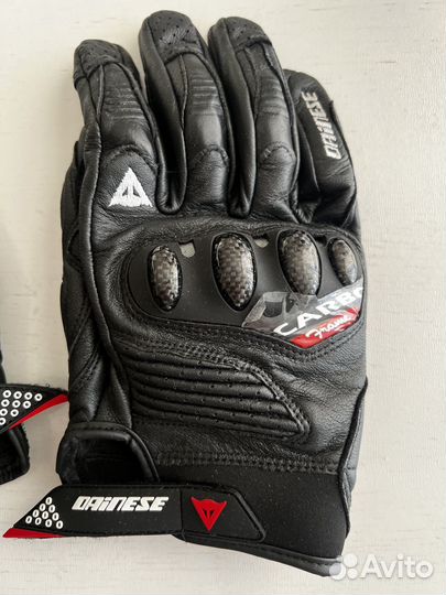 Мотоперчатки dainese carbon размер L