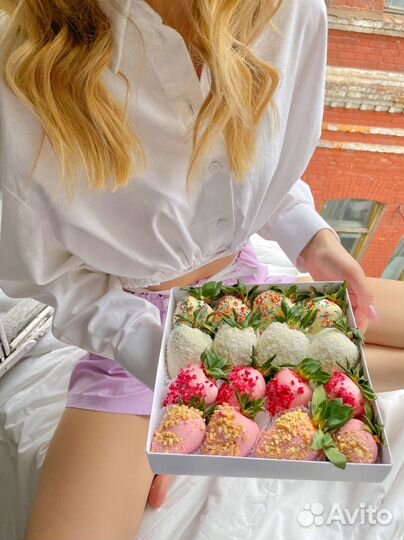 Клубника в шоколаде бокс