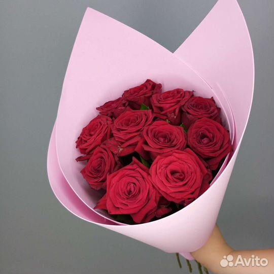 Розы красные, розовые, оранжевые, букеты, доставка