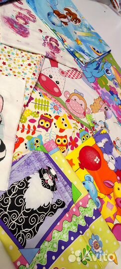 Лоскут детских тканей 100 хлопок