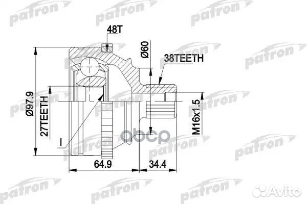 ШРУС PCV1229 patron