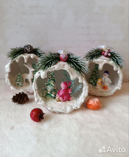 Новогодние игрушки, ёлочные украшения