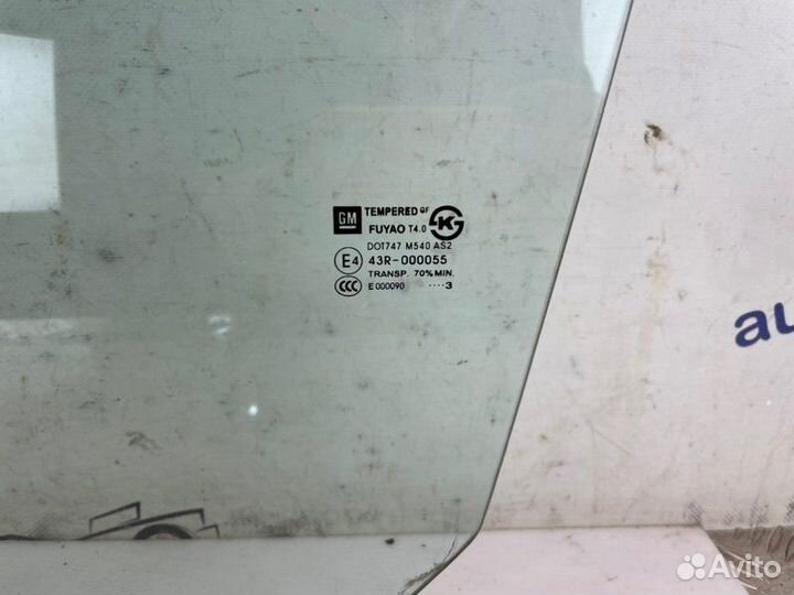 Стекло боковое переднее левое Chevrolet Cruze J300