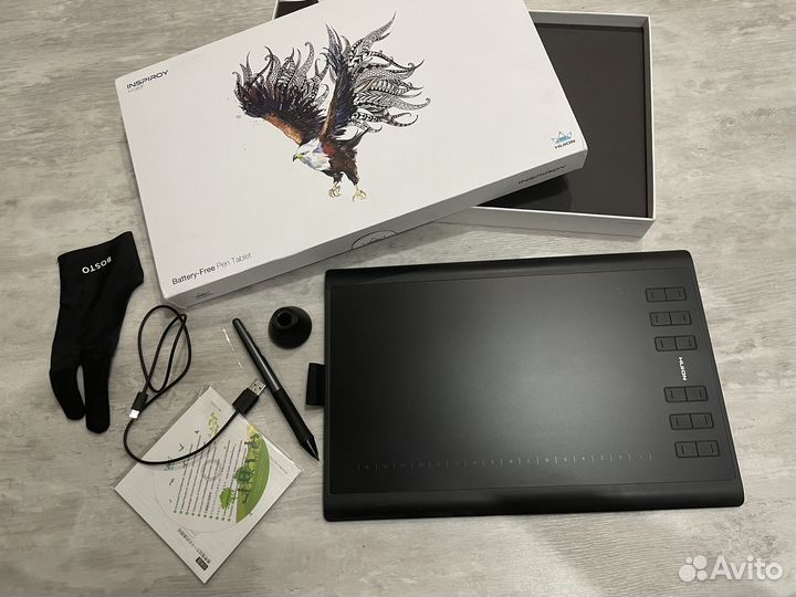 Графический планшет huion inspiroy H1060P