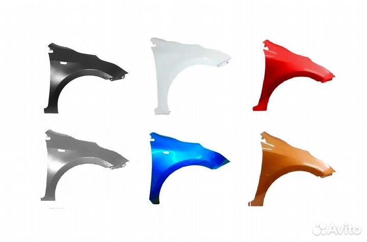 Крыло правое Киа Рио Kia Rio 4 2017 все цвета