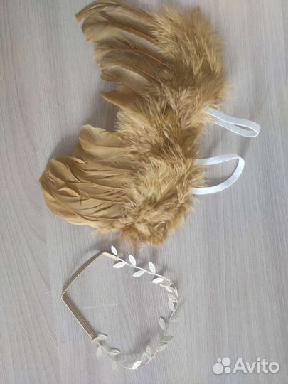 Крылья и ободочек для фотосессии новорожденного