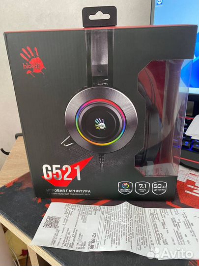 Проводная гарнитура A4Tech Bloody G521