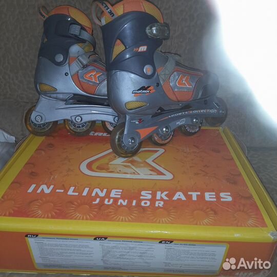 Роликовые коньки р.35-38