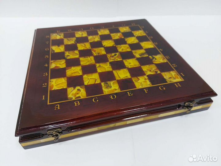 Шахматы янтарные арт. 000026