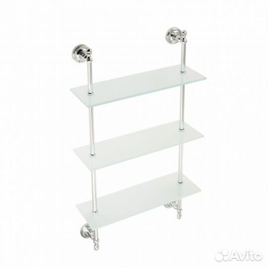 Полка 3-х ярусная Migliore Mirella 17232 хром