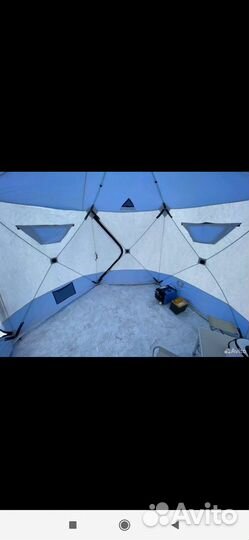 Новая зимняя трёхслойная палатка