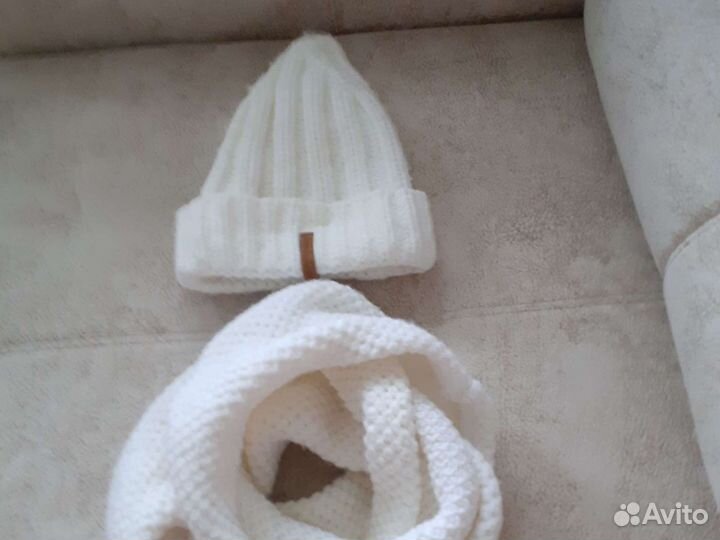 Шапка+снуд для подростка