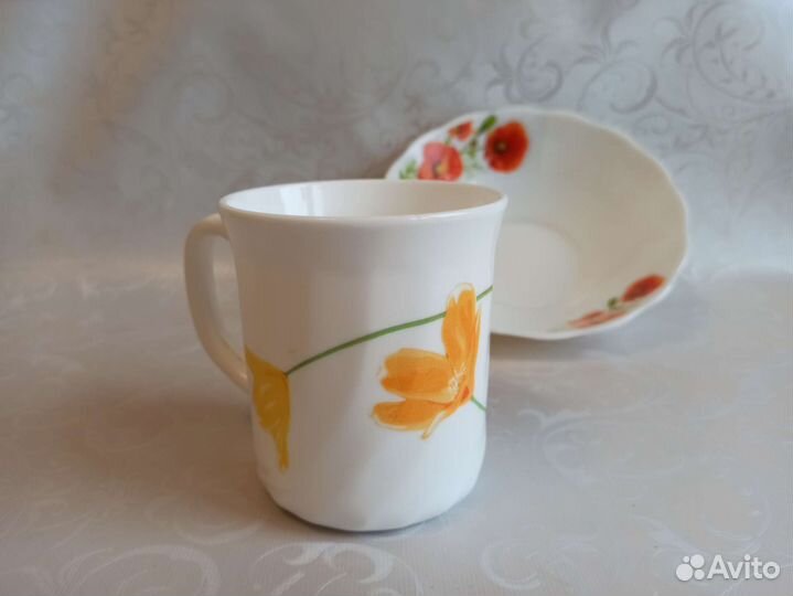 Набор детской посуды чашка тарелка