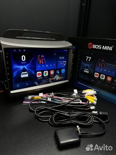 Магнитола android 2 din на KIA sportage