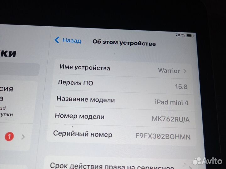 iPad mini 4 128gb