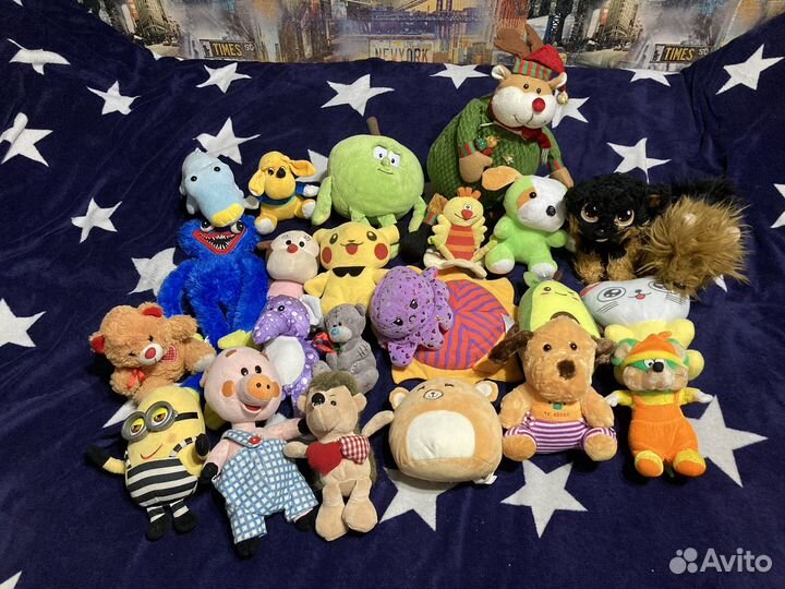 Мягкие игрушки пакетом