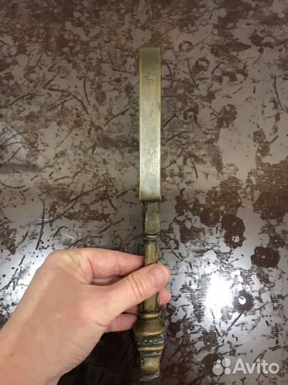 Зеркало антиквариат, ручное латунное