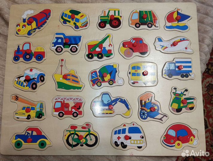 Деревянные пазлы