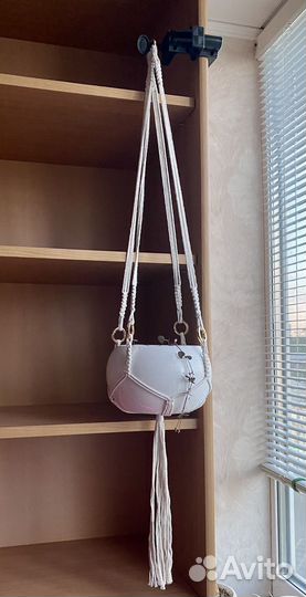 Кашпо подвесное макраме