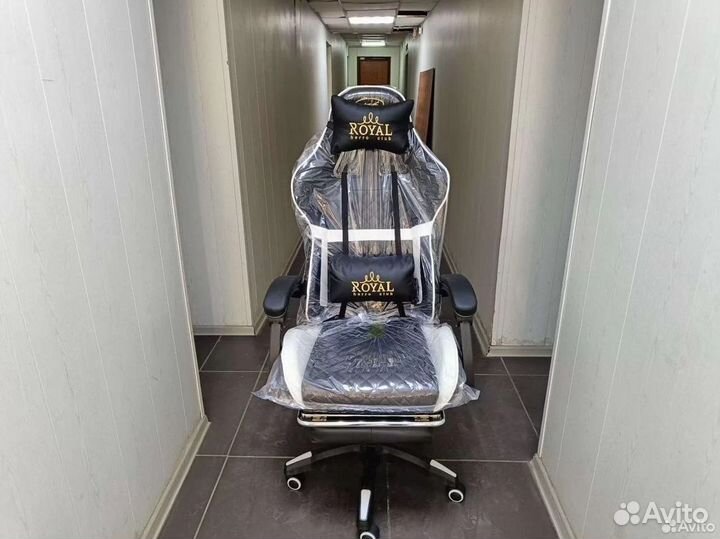 Компьютерное игровое кресло геймерское с массажем
