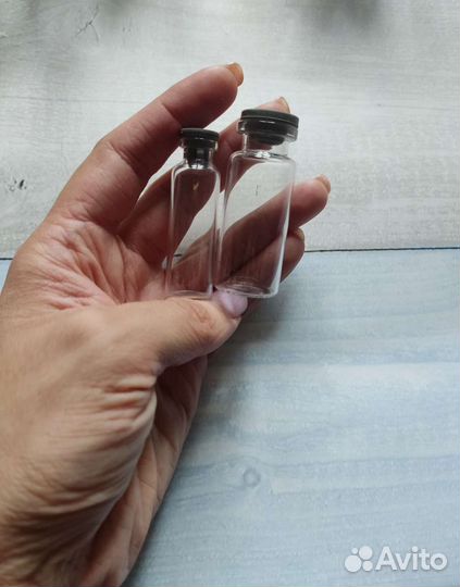 Стеклянные баночки для бисера и других мелочей